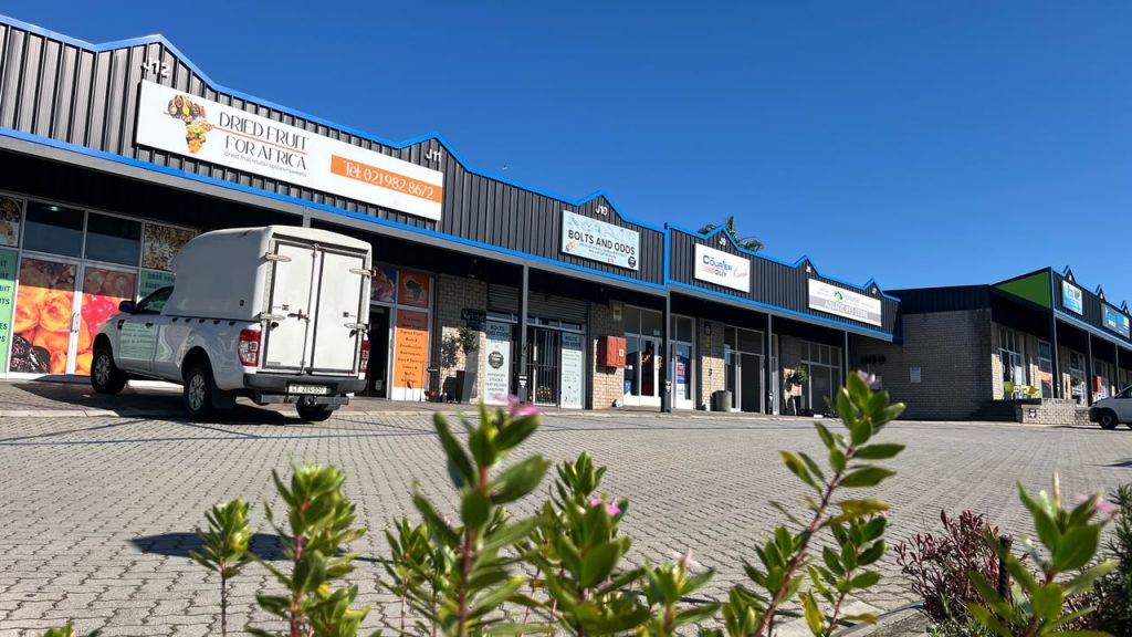Units and parking at Okavango Junction, Brackenfell, Cape Town